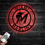 Miami Marlins Metal Sign Mlb 1