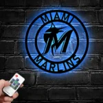 Miami Marlins Metal Sign Mlb 1