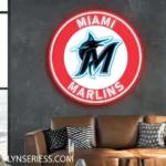 Miami Marlins Neon Sign Mlb 1