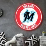 Miami Marlins Neon Sign Mlb 1