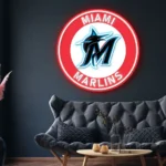 Miami Marlins Neon Sign Mlb 1