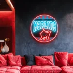 Miami Marlins Neon Sign Retro Acrylic 1