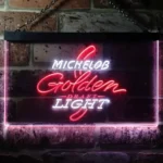Michelob Golden Neon Sign Light Draft Residence Bar 1