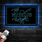Michelob Metal Sign Light Golf 1