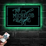 Michelob Metal Sign Light Golf 1