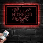 Michelob Metal Sign Light Golf 1