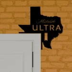 Michelob Metal Sign Texas State Map 1