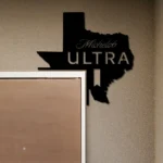 Michelob Metal Sign Texas State Map 1