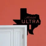 Michelob Metal Sign Texas State Map 1