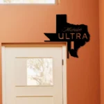 Michelob Metal Sign Texas State Map 1