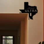 Michelob Metal Sign Texas State Map 1