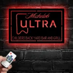 Michelob Ultra Metal Sign Custom Superior Light 1