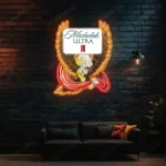 Michelob Ultra Neon Sign Bespoke Logo Custom American Eagle 1