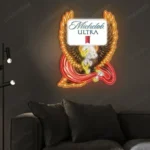 Michelob Ultra Neon Sign Bespoke Logo Custom American Eagle 1