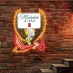 Michelob Ultra Neon Sign Bespoke Logo Custom American Eagle 1