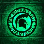 Michigan State Spartans Metal Sign Nba 1