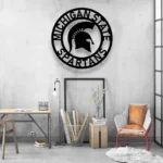 Michigan State Spartans Metal Sign Nba 1