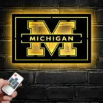Michigan Wolverines Metal Sign Block M 1