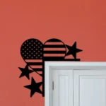 Military Patriotic Metal Sign 4th Of July 1