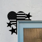 Military Patriotic Metal Sign 4th Of July 1