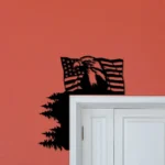 Military Patriotic Metal Sign American Flag Eagle 4th Of July 1