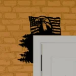 Military Patriotic Metal Sign American Flag Eagle 4th Of July 1