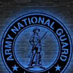 Military Patriotic Metal Sign Army National Guard 1