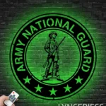Military Patriotic Metal Sign Army National Guard 1