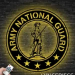 Military Patriotic Metal Sign Army National Guard 1