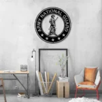 Military Patriotic Metal Sign Army National Guard 1