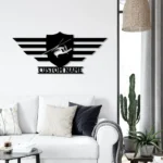Military Patriotic Metal Sign Custom Airplane 1