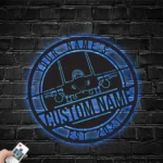 Military Patriotic Metal Sign Custom Jet Plane 1