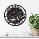 Military Patriotic Metal Sign Custom Jet Plane 1