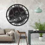 Military Patriotic Metal Sign Custom Jet Plane 1