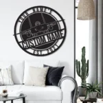 Military Patriotic Metal Sign Custom Jet Plane 1