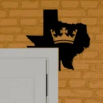 Military Patriotic Metal Sign Karlskrone Texas State Map 1