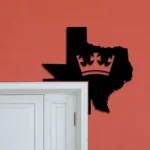 Military Patriotic Metal Sign Karlskrone Texas State Map 1