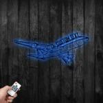 Military Patriotic Metal Sign Personalized Pilot Name 1