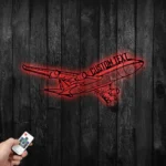 Military Patriotic Metal Sign Personalized Pilot Name 1