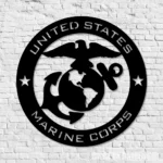 Military Patriotic Metal Sign United State Marine Corps 1