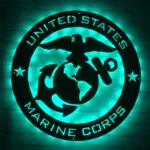 Military Patriotic Metal Sign United State Marine Corps 1