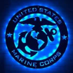 Military Patriotic Metal Sign United State Marine Corps 1