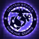 Military Patriotic Metal Sign United State Marine Corps 1