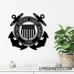 Military Patriotic Metal Sign United States Coast Guard 1790 1