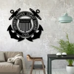 Military Patriotic Metal Sign United States Coast Guard 1790 1