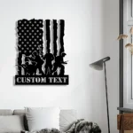 Military Patriotic Metal Sign Us Fighter Military 1