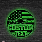 Military Patriotic Metal Sign Us Plane 1