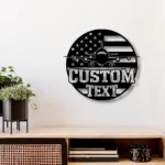 Military Patriotic Metal Sign Us Plane 1
