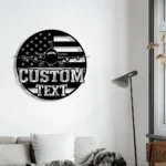 Military Patriotic Metal Sign Us Plane 1