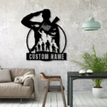 Military Patriotic Metal Sign Us Serviceman Military 1